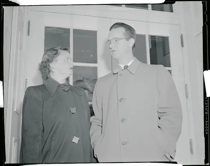 Framed Print : Joseph Petersen Jr. with His Wife