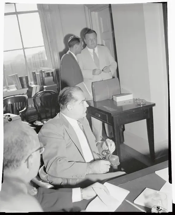 Framed Print : Joseph R. McCarthy with Attorney Framed Print : Joseph R. McCarthy with Attorney