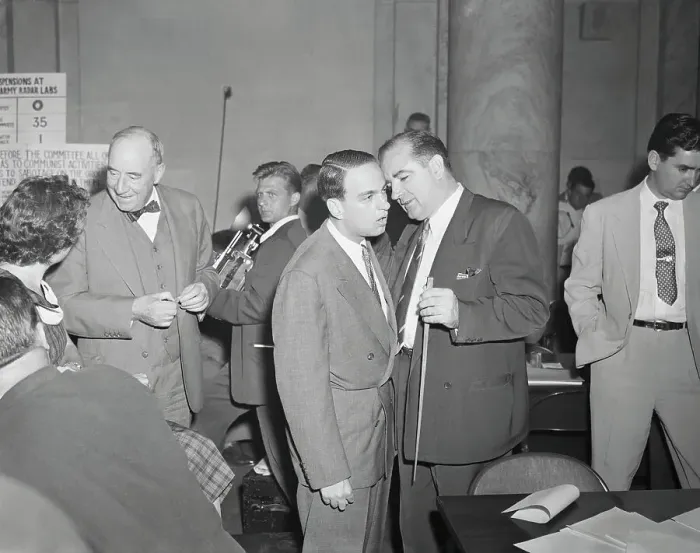 Framed Print : Joseph R. McCarthy Chatting with Roy Cohn Framed Print : Joseph R. McCarthy Chatting with Roy Cohn
