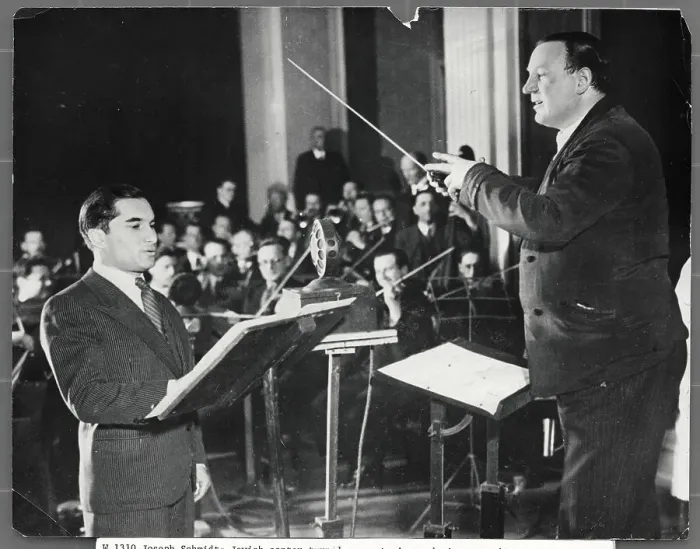 Framed Print : Joseph Schmidt Singing Framed Print : Joseph Schmidt Singing