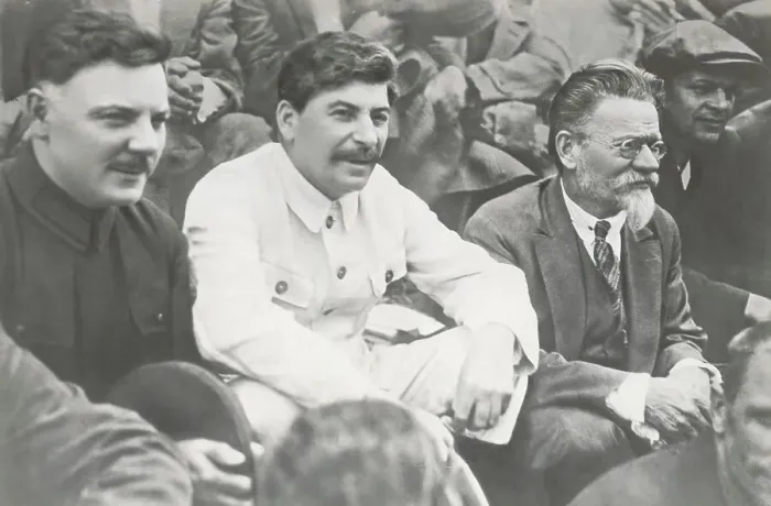 Framed Print : Joseph Stalin with Colleagues