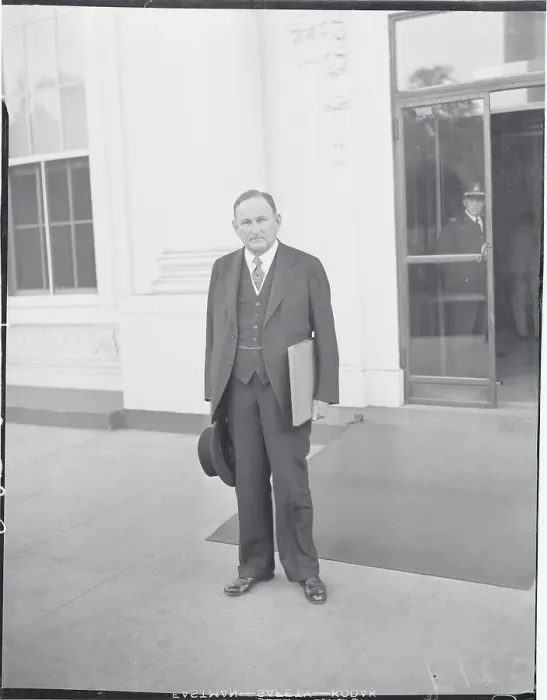 Framed Print : Joseph T. Robinson Posing Outside Building