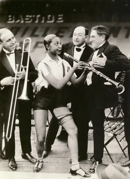 Framed Print : Josephine Baker In Musical Skit Framed Print : Josephine Baker In Musical Skit