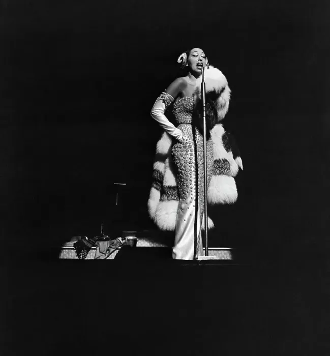 Framed Print : Josephine Baker Singing Onstage Framed Print : Josephine Baker Singing Onstage