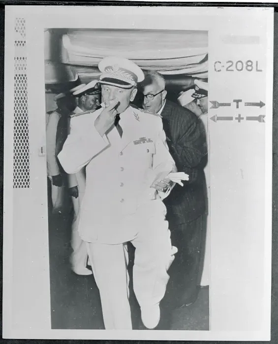 Framed Print : Josip Broz Tito Eating a Hot Dog Framed Print : Josip Broz Tito Eating a Hot Dog