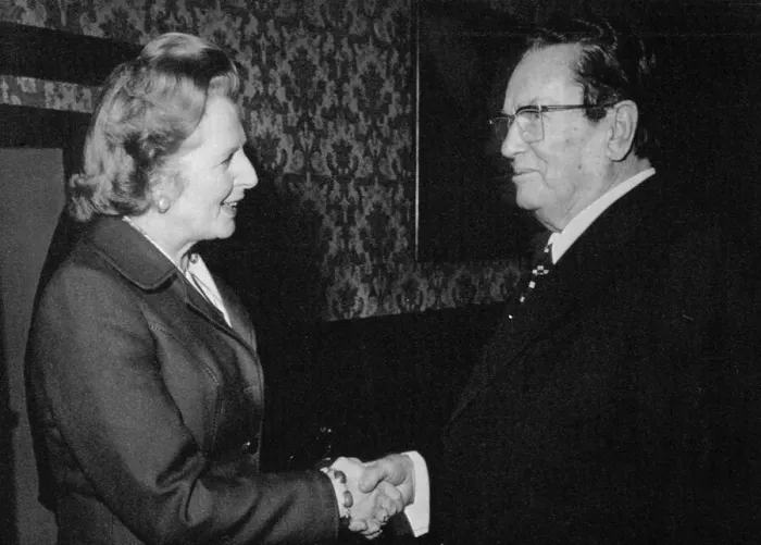 Framed Print : Josip Broz Tito and Margaret Thatcher Framed Print : Josip Broz Tito and Margaret Thatcher