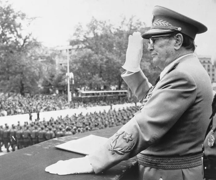 Framed Print : Josip Broz Tito Saluting Framed Print : Josip Broz Tito Saluting