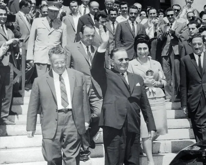 Framed Print : Josip Broz Tito Waving Framed Print : Josip Broz Tito Waving