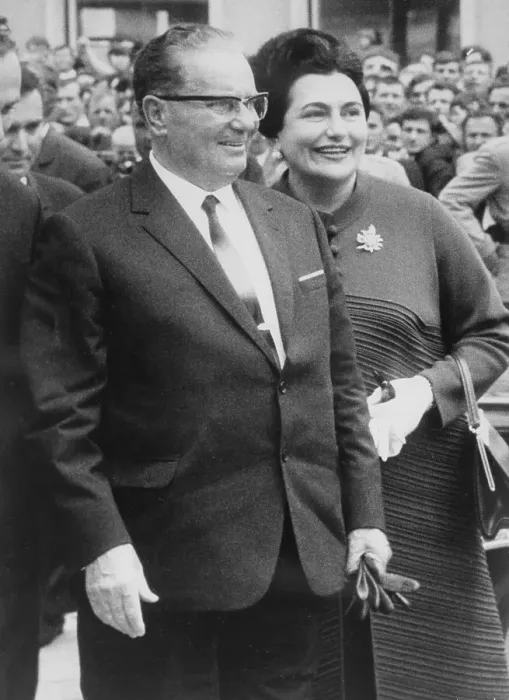 Framed Print : Josip Broz Tito with His Wife Framed Print : Josip Broz Tito with His Wife