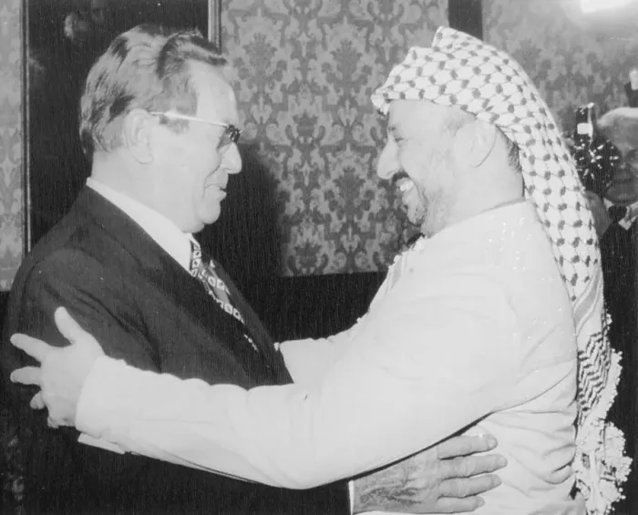 Framed Print : Josip Broz Tito and Yasser Arafat Framed Print : Josip Broz Tito and Yasser Arafat