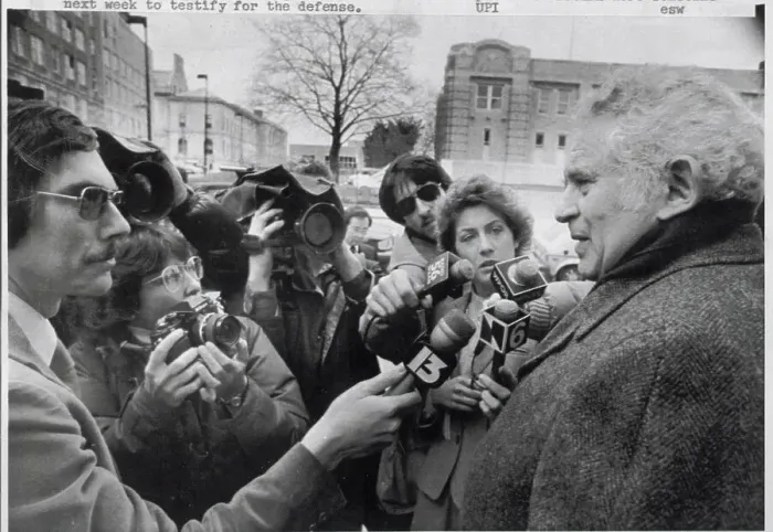 Framed Print : Journalists Interviewing Norman Mailer Framed Print : Journalists Interviewing Norman Mailer