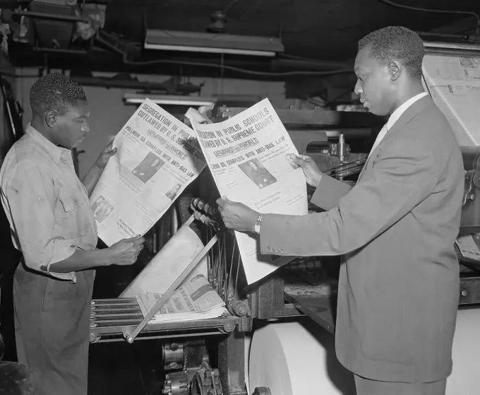 Framed Print : Journalists Reading Newspapers Framed Print : Journalists Reading Newspapers