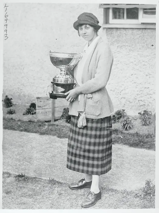 Framed Print : Joyce Wethered with Golf Trophy Framed Print : Joyce Wethered with Golf Trophy