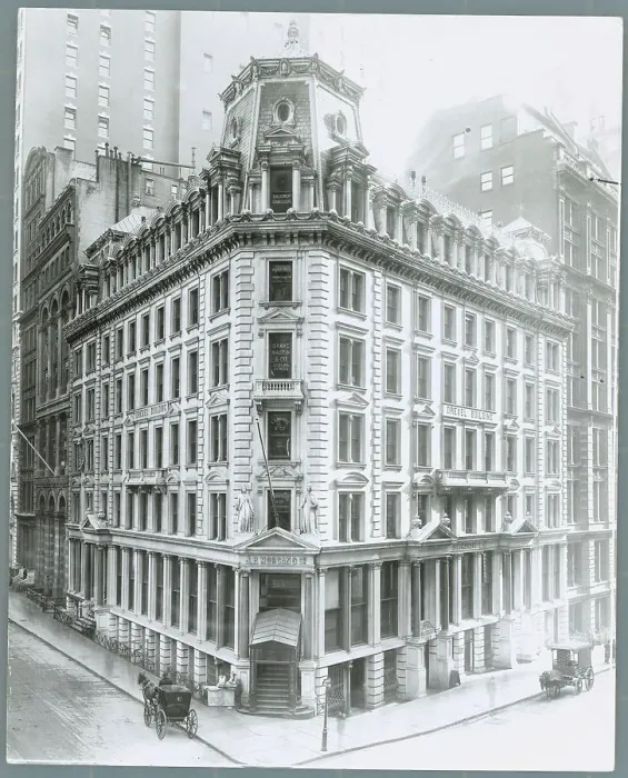 Framed Print : J.P. Morgan Company Building in New York City Framed Print : J.P. Morgan Company Building in New York City