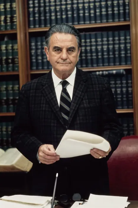 Framed Print : Judge John Sirica in His Office Framed Print : Judge John Sirica in His Office