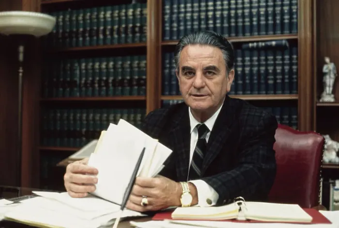 Framed Print : Judge John Sirica in His Office Framed Print : Judge John Sirica in His Office