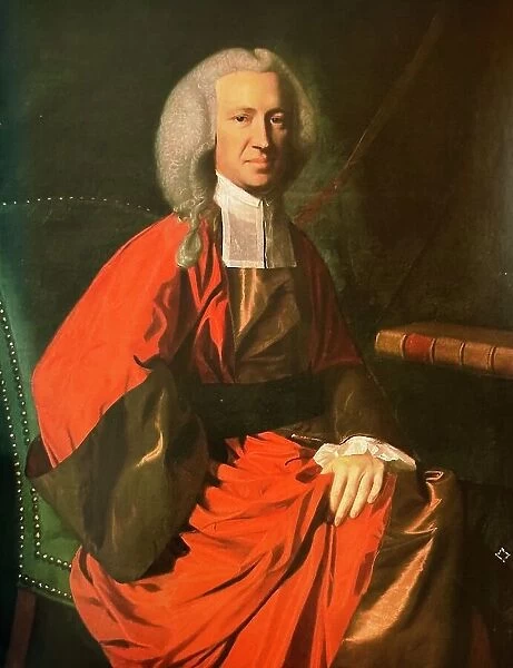 The US Judge Martin Howard in a red robe, 1767