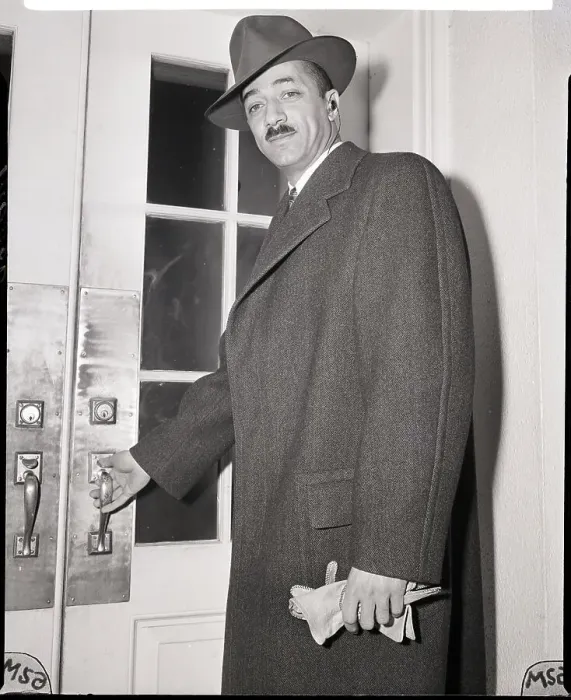 Framed Print : Judge William Hastlie Wearing Hat Framed Print : Judge William Hastlie Wearing Hat