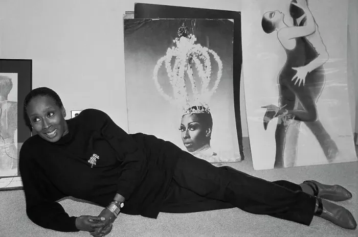 Framed Print : Judith Jamison Laying on Side Framed Print : Judith Jamison Laying on Side