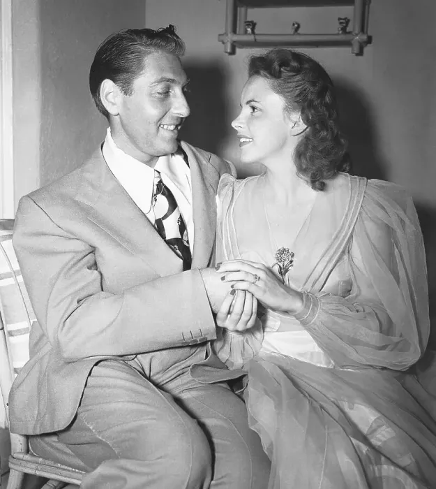 Framed Print : Judy Garland and David Rose Holding Hands Framed Print : Judy Garland and David Rose Holding Hands