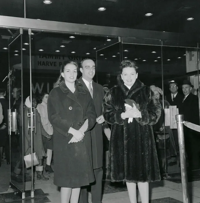 Framed Print : Judy Garland and Family at Entrance Framed Print : Judy Garland and Family at Entrance