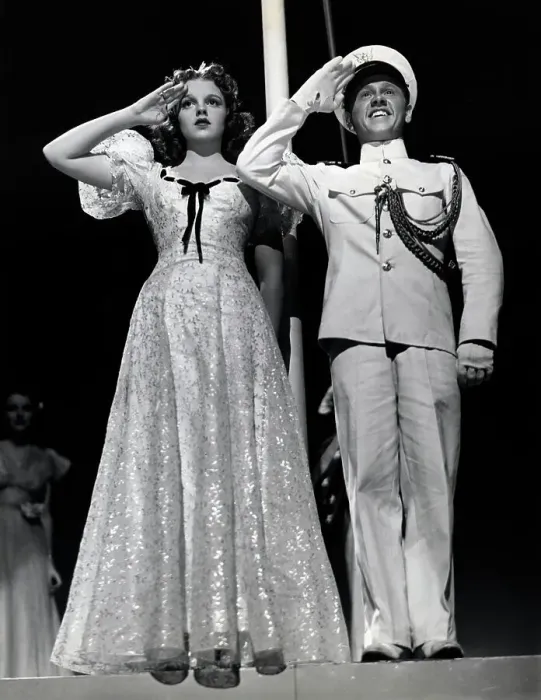 Framed Print : Judy Garland and Mickey Rooney Saluting Framed Print : Judy Garland and Mickey Rooney Saluting