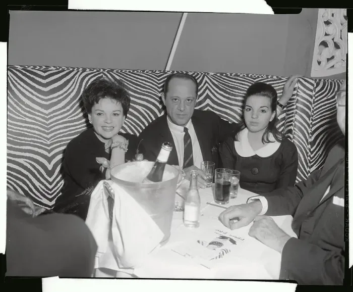 Framed Print : Judy Garland Sitting with Daughter and Friends Framed Print : Judy Garland Sitting with Daughter and Friends