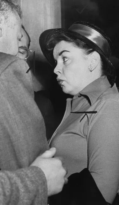 Framed Print : Judy Garland Speaking with Reporters Framed Print : Judy Garland Speaking with Reporters