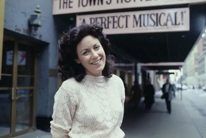 Framed Print : Judy Kaye. American actress Judy Kaye posed outside a theatre in New York, April 27th 1978 Framed Print : Judy Kaye. American actress Judy Kaye posed outside a theatre in New York, April 27th 1978