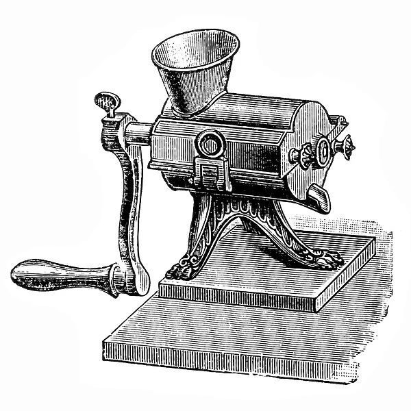 Juicer. Antique illustration of a juicer
