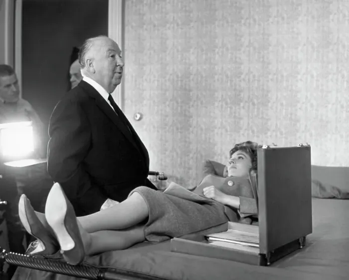 Framed Print : Julie Andrews and Alfred Hitchcock Framed Print : Julie Andrews and Alfred Hitchcock