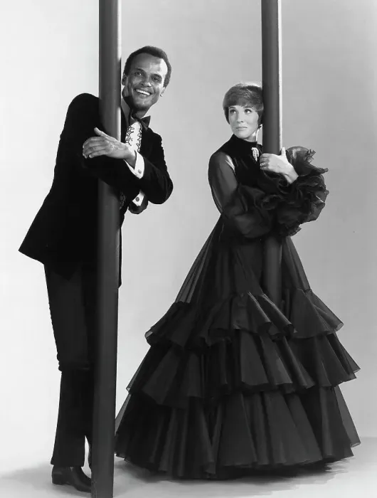Framed Print : Julie Andrews and Harry Belafonte Framed Print : Julie Andrews and Harry Belafonte