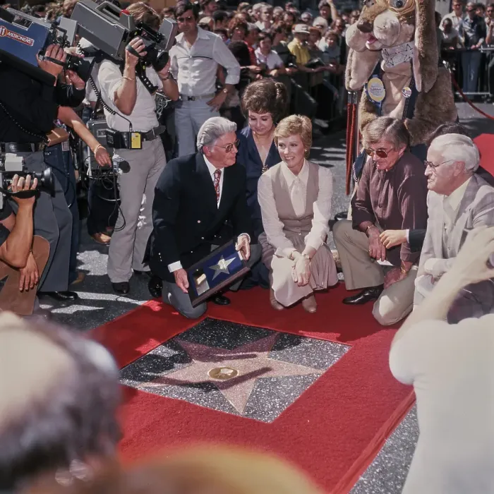 Framed Print : Julie Andrews Hollywood Walk Of Fame Star Ceremony
