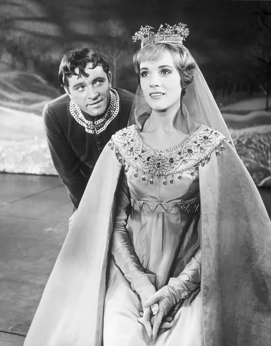 Framed Print : Julie Andrews and Richard Burton in Camelot Framed Print : Julie Andrews and Richard Burton in Camelot