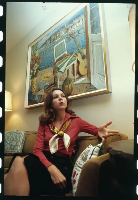 Framed Print : Julie Nixon Eisenhower on Couch Framed Print : Julie Nixon Eisenhower on Couch