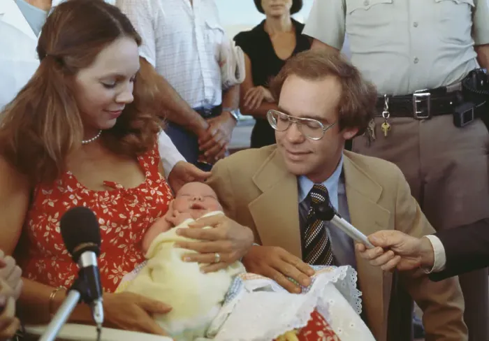 Framed Print : Julie Nixon Eisenhower, David Eisenhower, Baby Jennie Framed Print : Julie Nixon Eisenhower, David Eisenhower, Baby Jennie