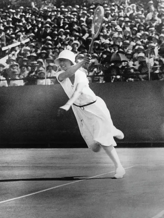 Framed Print : Julie Vlasto Tennis Action At The Paris Olympics