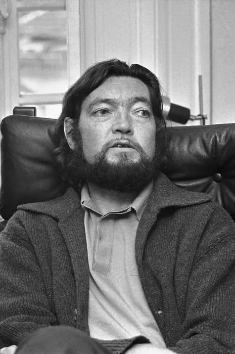 Framed Print : Julio Cortazar in Paris Framed Print : Julio Cortazar in Paris