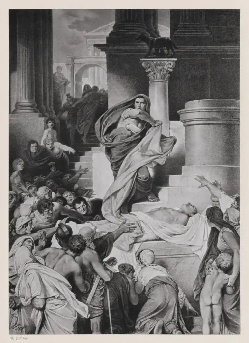 Framed Print : Julius Caesar by William Shakespeare, published in 1886 Framed Print : Julius Caesar by William Shakespeare, published in 1886