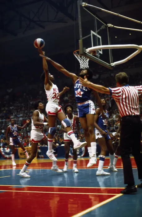 Framed Print : Julius Erving in Air Shooting Basket Framed Print : Julius Erving in Air Shooting Basket
