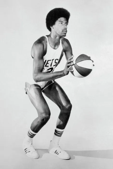 Framed Print : Julius Erving with Basketball Framed Print : Julius Erving with Basketball