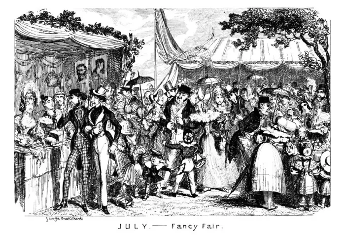 Framed Print : July - Fancy Fair