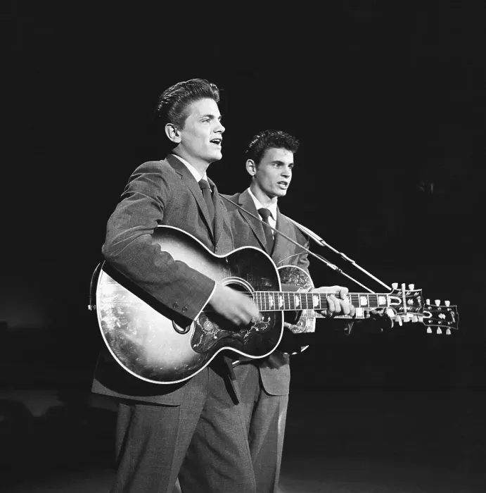 Framed Print : June 30, 1957, New York City, Everly Brothers Framed Print : June 30, 1957, New York City, Everly Brothers