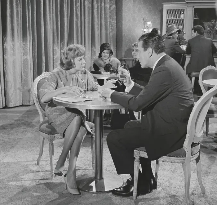 Framed Print : June Allyson in Movie Still with John Forsythe Framed Print : June Allyson in Movie Still with John Forsythe