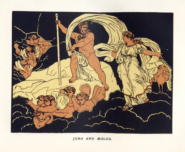 Framed Print : Juno and Aeolus Framed Print : Juno and Aeolus