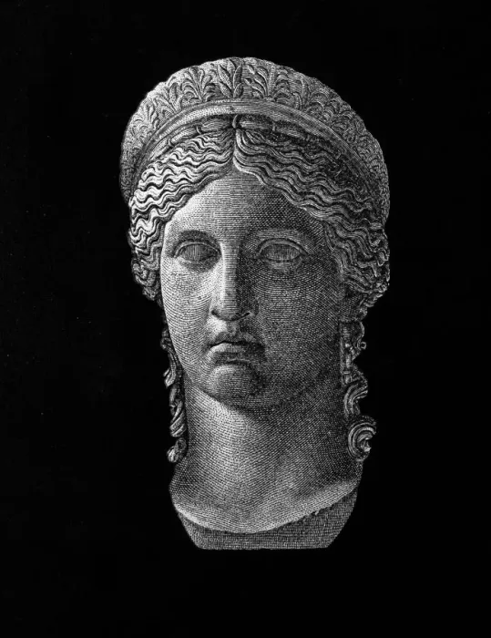 Framed Print : The Juno Ludovisi (a portrait of Antonia Minor)