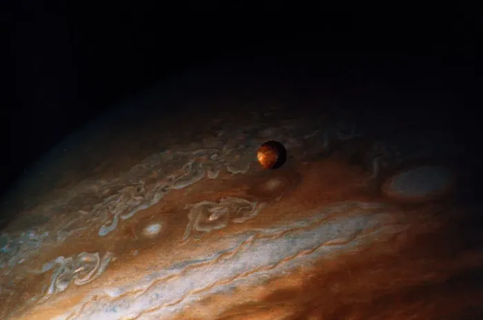 Framed Print : Jupiter Seen from Voyager 2 Framed Print : Jupiter Seen from Voyager 2