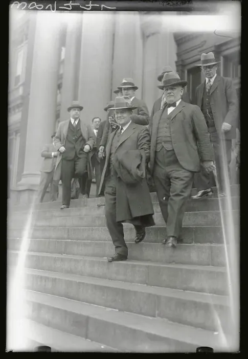 Framed Print : Jurors Leaving Courthouse Framed Print : Jurors Leaving Courthouse