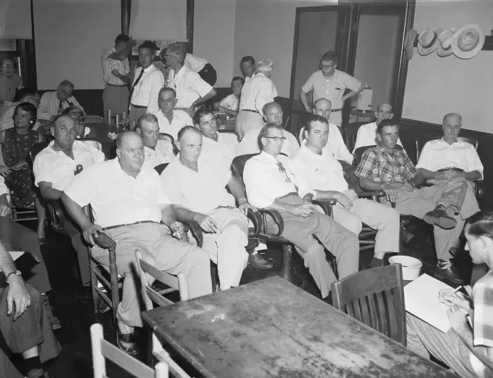 Framed Print : Jury for the Emmett Till Trial