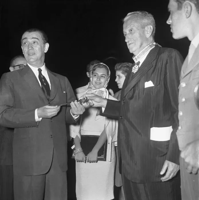 Framed Print : Juscelino Kubitschek Getting Key to Capital Framed Print : Juscelino Kubitschek Getting Key to Capital